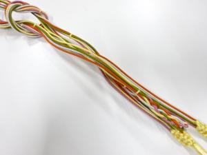 未使用品　正絹　手組帯締め